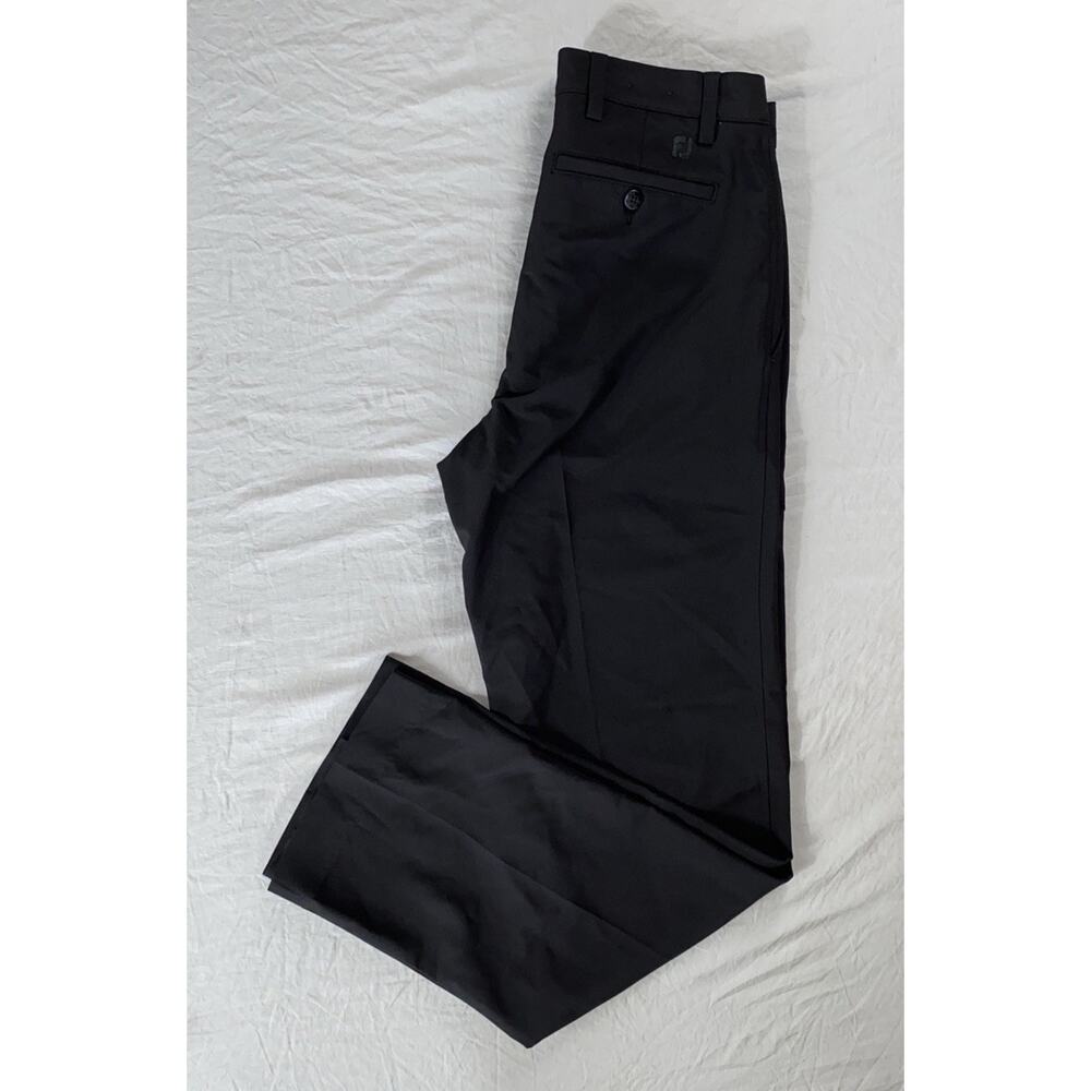 FootJoy Flat Front Stretch Microfiber Golf Pants. Black, Men's 30X32. EUC!!